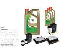 Denckermann Controllo Set 8L castrol edge 5W-30 C3 per Opel Antara 2.2