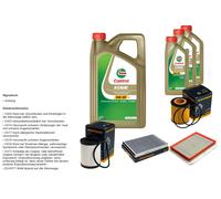 Denckermann Controllo Set 8L castrol edge 5W-30 C3 per Opel Astra H