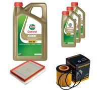 DENCKERMANN Controllo Set 8L CASTROL EDGE 5W-30 C3 Per Opel Astra H Twintop