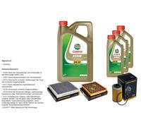 Denckermann Controllo Set 8L castrol edge 5W-30 C3 per Opel Insignia a &