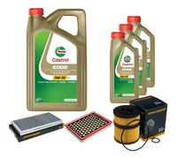 DENCKERMANN Controllo Set 8L CASTROL EDGE 5W-30 C3 Per Opel Vectra C Caravan