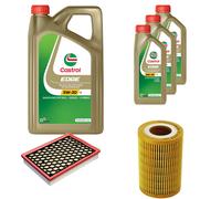 DENCKERMANN Controllo Set 8L CASTROL EDGE 5W-30 C3 Per Opel Vectra C Caravan