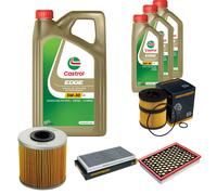 DENCKERMANN Controllo Set 8L CASTROL EDGE 5W-30 C3 Per Opel Vectra C Caravan