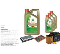 Denckermann Controllo Set 8L castrol edge 5W-30 C3 per Opel Vectra C Cc