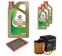 DENCKERMANN Controllo Set 8L CASTROL EDGE 5W-30 C3 Per Opel Vectra C CC