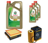 DENCKERMANN Controllo Set 8L CASTROL EDGE 5W-30 C3 Per Opel Vivaro Kasten