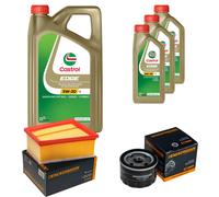 DENCKERMANN Controllo Set 8L CASTROL EDGE 5W-30 C3 Per Renault Kangoo/Grand