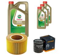 DENCKERMANN Controllo Set 8L CASTROL EDGE 5W-30 C3 Per Saab 9-5 Kombi 2.0 T