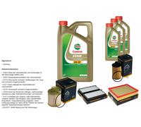 DENCKERMANN Controllo set 8L CASTROL EDGE 5W-30 C3 per Ssangyong Actyon