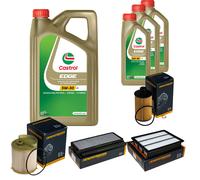 DENCKERMANN Controllo Set 8L CASTROL EDGE 5W-30 C3 Per Ssangyong Rexton 2.2