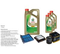Denckermann Controllo Set 8L castrol edge 5W-30 C3 per Subaru Forester