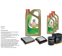 DENCKERMANN Controllo set 8L CASTROL EDGE 5W-30 C3 per Subaru Legacy (IV)