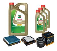 DENCKERMANN Controllo Set 8L CASTROL EDGE 5W-30 C3 Per Subaru Outback 3.6 R