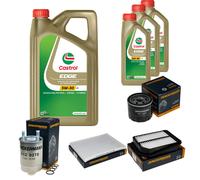 DENCKERMANN Controllo Set 8L CASTROL EDGE 5W-30 C3 Per Suzuki Grand Vitara