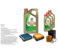 Denckermann Controllo Set 8L castrol edge 5W-30 C3 per Toyota 4 IV