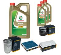 DENCKERMANN Controllo Set 8L CASTROL EDGE 5W-30 C3 Per Toyota Avensis