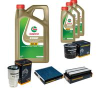 DENCKERMANN Controllo Set 8L CASTROL EDGE 5W-30 C3 Per Toyota Avensis Verso