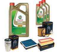 DENCKERMANN Controllo Set 8L CASTROL EDGE 5W-30 C3 Per Toyota Corolla Verso