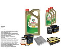 Denckermann Controllo Set 8L castrol edge 5W-30 C3 per , Toyota Hilux