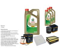 Denckermann Controllo Set 8L castrol edge 5W-30 C3 per : Toyota Hilux