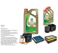 Denckermann Controllo Set 8L castrol edge 5W-30 C3 per Toyota Hilux