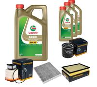 DENCKERMANN Controllo Set 8L CASTROL EDGE 5W-30 C3 Per Toyota Hilux VIII