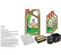 Denckermann Controllo Set 8L castrol edge 5W-30 C3 per Toyota Hilux (VIII)