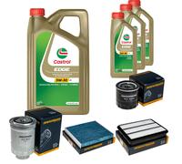 DENCKERMANN Controllo Set 8L CASTROL EDGE 5W-30 C3 Per Toyota Land Cruiser
