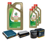 DENCKERMANN Controllo Set 8L CASTROL EDGE 5W-30 C3 Per Toyota Previa 2.0