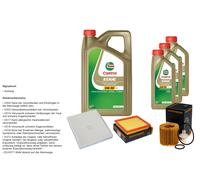 DENCKERMANN Controllo set 8L CASTROL EDGE 5W-30 C3 per Toyota RAV 4 IV 2.5