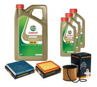 DENCKERMANN Controllo Set 8L CASTROL EDGE 5W-30 C3 Per Toyota RAV 4 IV 2.5