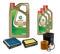 DENCKERMANN Controllo Set 8L CASTROL EDGE 5W-30 C3 Per Toyota RAV 4 IV 2.5
