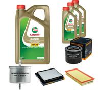 DENCKERMANN Controllo Set 8L CASTROL EDGE 5W-30 C3 Per Volvo V40 Kombi 1.8