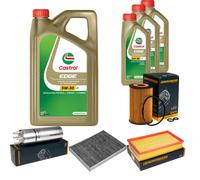 DENCKERMANN Controllo Set 8L CASTROL EDGE 5W-30 C3 Per VW Multivan V 2.0 TDI