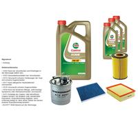Denckermann Controllo Set 8L castrol edge 5W-30 C3 per VW Passat Variante