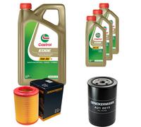 DENCKERMANN Controllo Set 8L CASTROL EDGE 5W-30 C3 Per VW Transporter IV