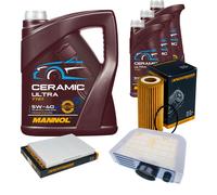 DENCKERMANN Controllo Set 8L MANNOL Ceramic 5W-40 Per Audi Q7 2.0 TFSI