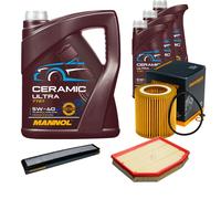 DENCKERMANN Controllo Set 8L MANNOL Ceramic 5W-40 Per BMW X3 2.5 Si