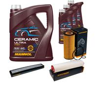 DENCKERMANN Controllo Set 8L MANNOL Ceramic 5W-40 Per BMW X3 3.0d 3er