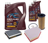 DENCKERMANN Controllo Set 8L MANNOL Ceramic 5W-40 Per BMW X3 xDrive20i