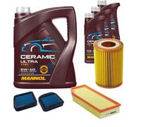 DENCKERMANN Controllo Set 8L MANNOL Ceramic 5W-40 Per Mercedes-Benz E-Klasse