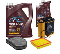 DENCKERMANN Controllo Set 8L MANNOL Ceramic 5W-40 Per Mercedes-Benz SLK 200
