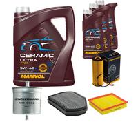 DENCKERMANN Controllo Set 8L MANNOL Ceramic 5W-40 Per Mercedes-Benz SLK 230