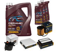 Denckermann Controllo Set 8L mannol Ceramic 5W-40 per Mitsubishi