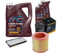 DENCKERMANN Controllo Set 8L MANNOL Ceramic 5W-40 Per Peugeot Boxer Kasten