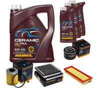 DENCKERMANN Controllo Set 8L MANNOL Ceramic 5W-40 Per Renault Espace III 1.9