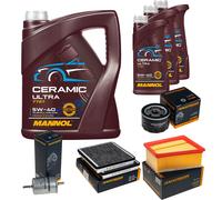 DENCKERMANN Controllo Set 8L MANNOL Ceramic 5W-40 Per Renault Espace III 2.0