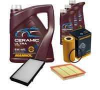 DENCKERMANN Controllo Set 8L MANNOL Ceramic 5W-40 Per Renault Trafic II Bus