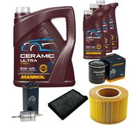 DENCKERMANN Controllo Set 8L MANNOL Ceramic 5W-40 Per Saab 9-5 Kombi 2.0 T
