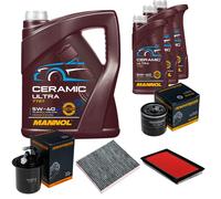 DENCKERMANN Controllo Set 8L MANNOL Ceramic 5W-40 Per Subaru Impreza Station